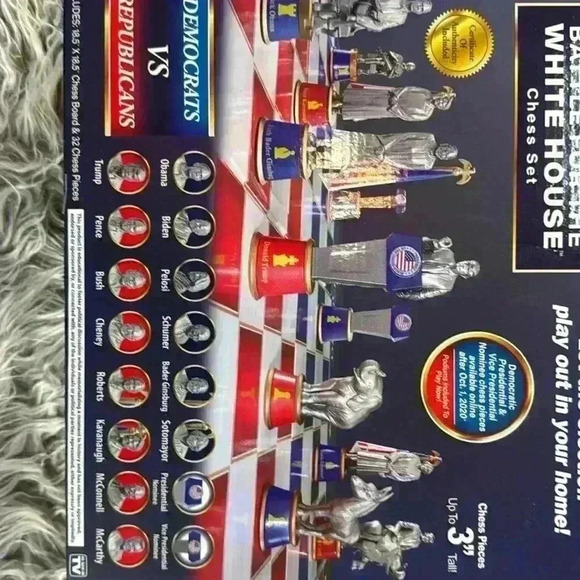 As Seen On TV 2020 Battle for The White House Chess Set Board Game - Picture 5 of 8